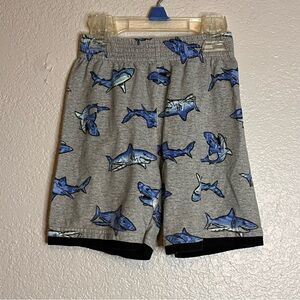 ✨10 for $15✨ Garanimals Blue Shark Print Athletic Shorts size 4T
